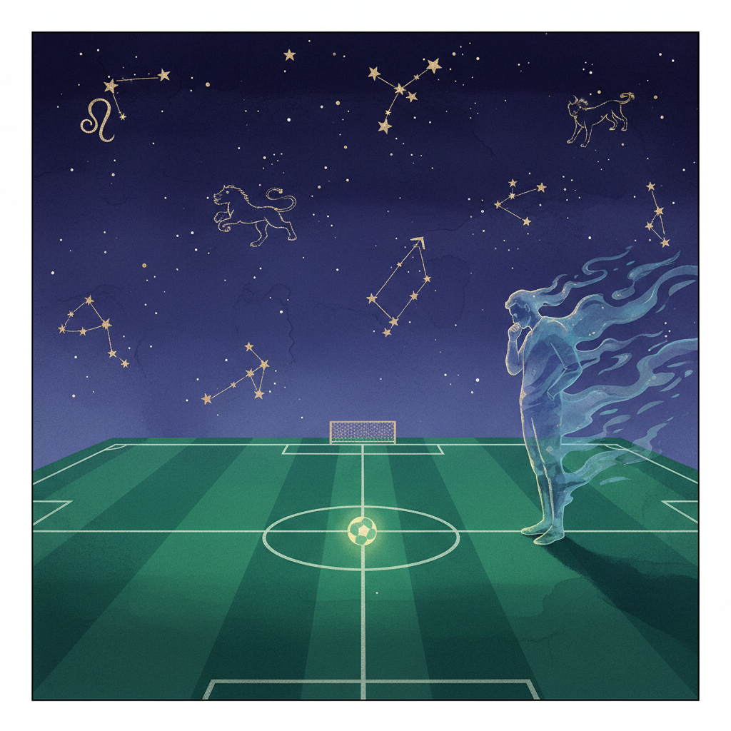 Análise da polêmica sobre o uso da astrologia na seleção francesa de futebol em 2006.